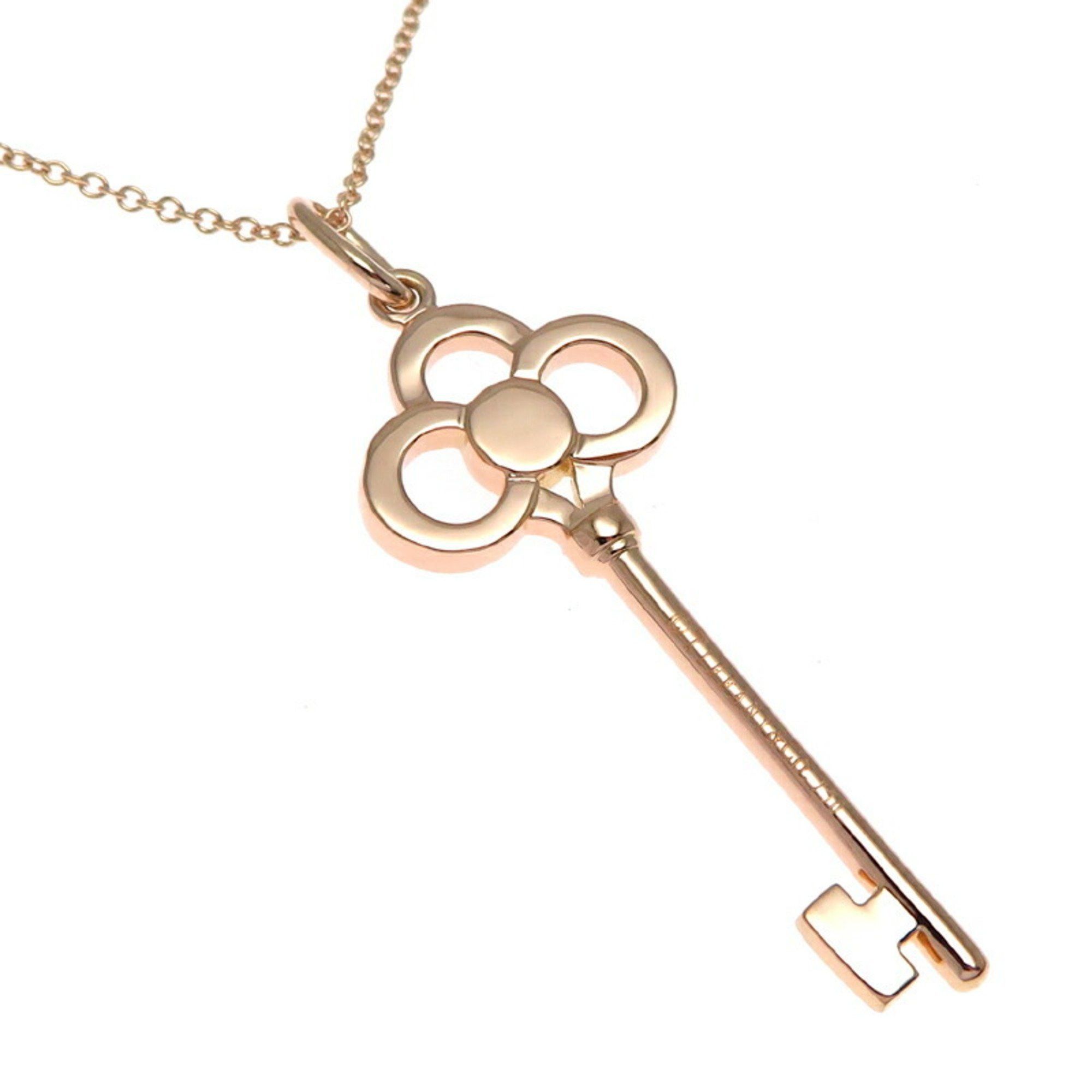 Tiffany & Co. Tiffany Crown Key Diamond Women's Necklace 750 Pink Gold Size ONE SIZE - 2 Thumbnail