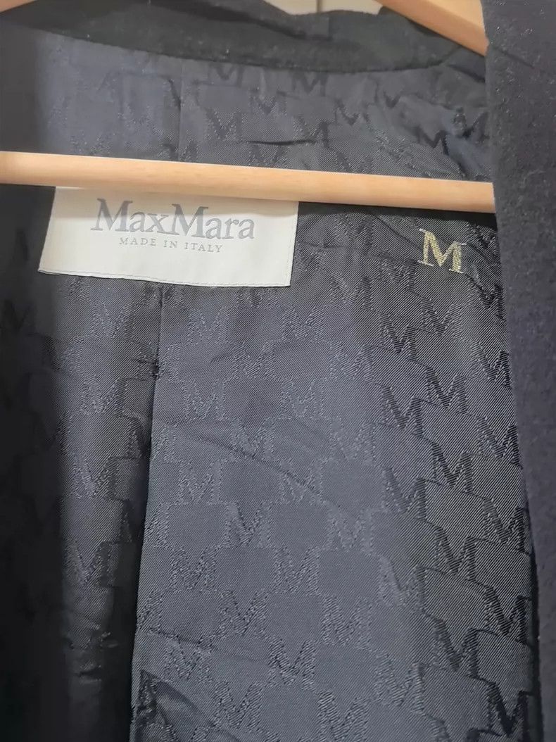 Max Mara MaxMara Wool Blend Trench Coat Size US L / EU 52-54 / 3 - 3 Thumbnail