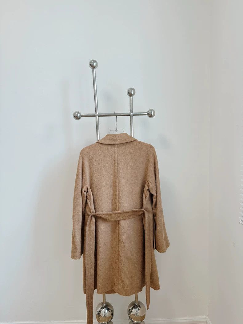 Max Mara MaxMara Camel Wool Mid-Length Coat Size US M / EU 48-50 / 2 - 3 Thumbnail