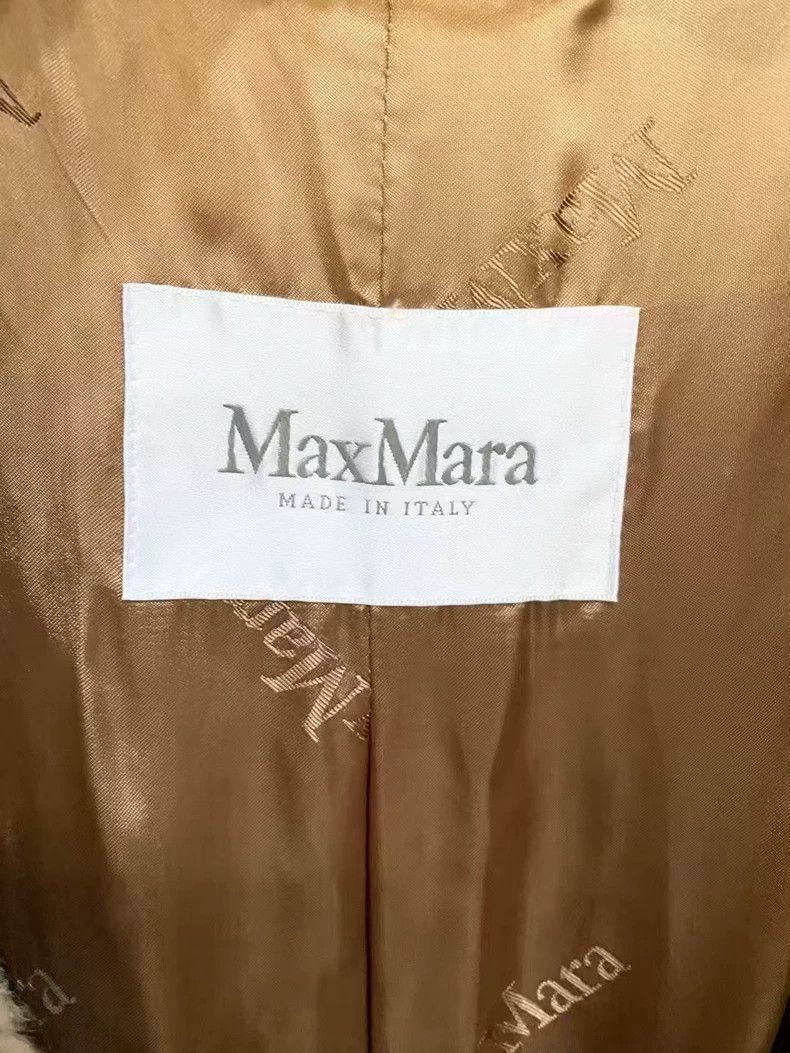 MaxMara Camel Teddy Wool Coat
