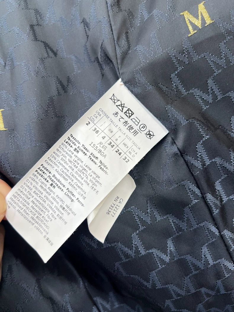 Max Mara MaxMara 101801 Wool Coat Size US S / EU 44-46 / 1 - 6 Thumbnail