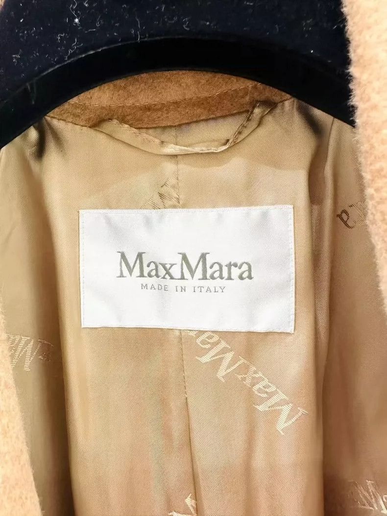 Max Mara MaxMara Classic Beige Long Coat Size S / US 4 / IT 40 - 3 Thumbnail