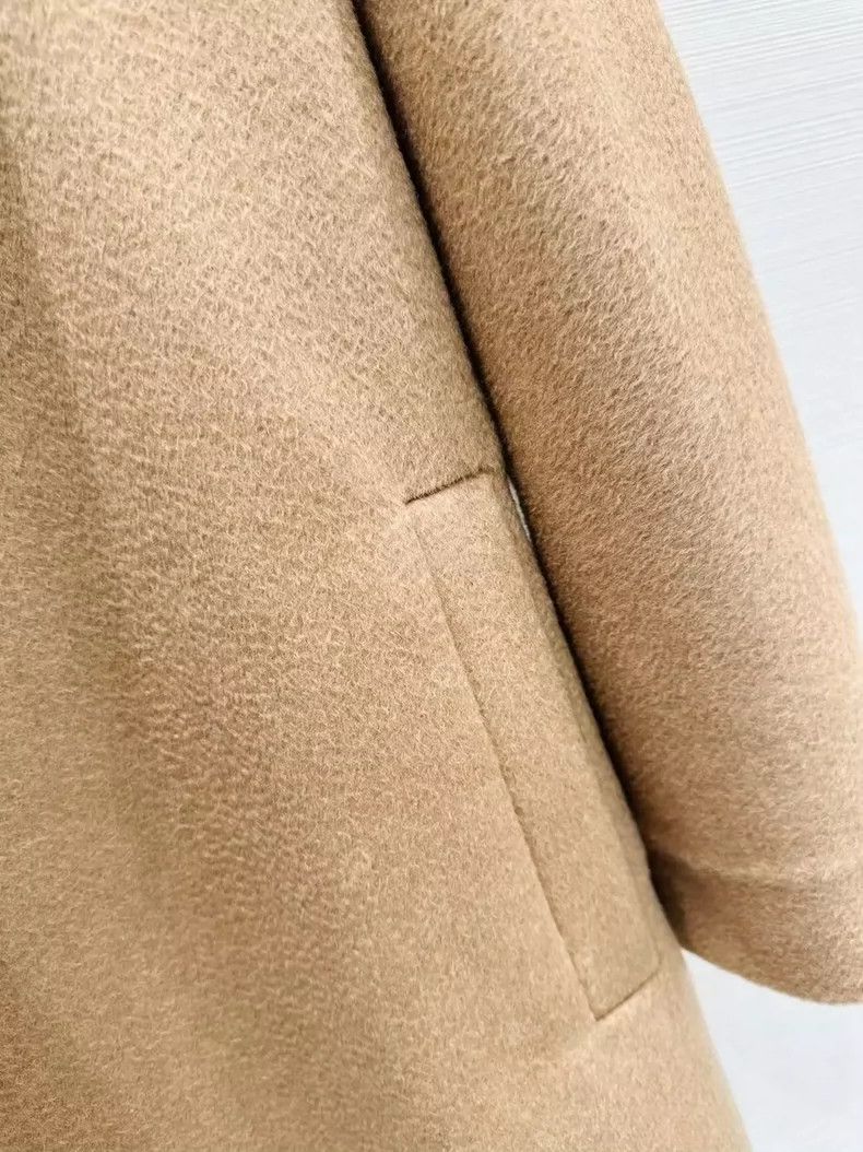 Max Mara MaxMara Classic Beige Long Coat Size S / US 4 / IT 40 - 5 Thumbnail