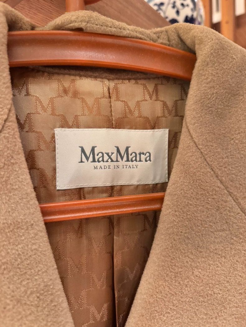 Max Mara Maxmara 101801 Camel Wool Coat Size US XS / EU 42 / 0 - 3 Thumbnail