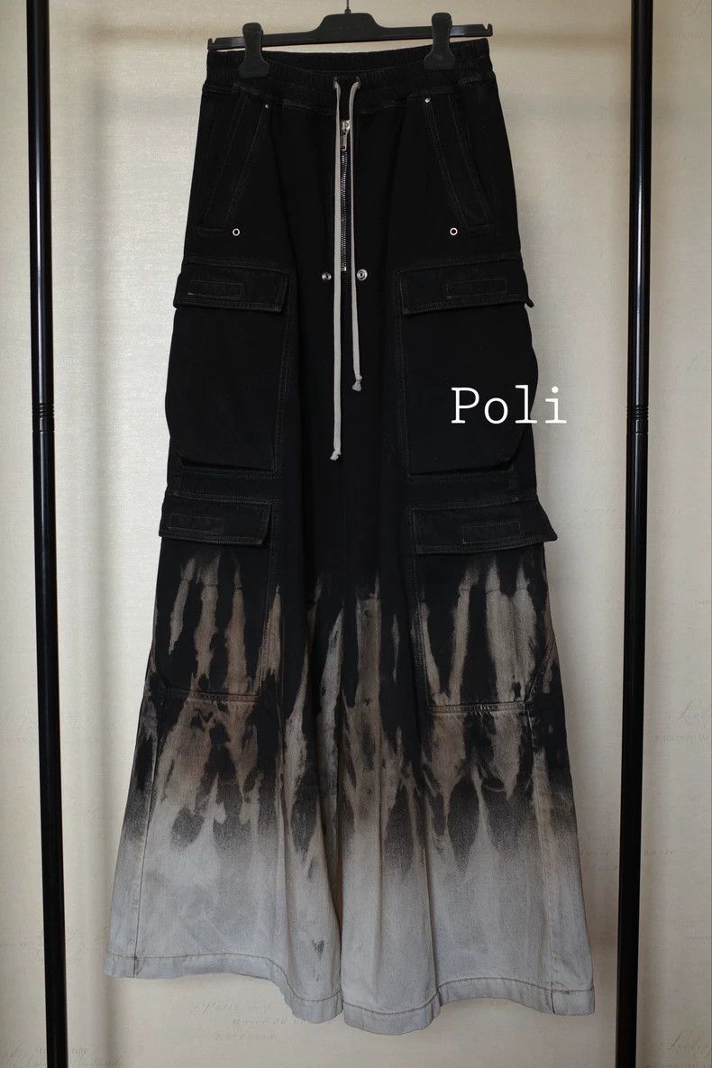Rick Owens Rick Owens FW24 Flame Cargo Pants Size US 26 / EU 42 - 2 Thumbnail