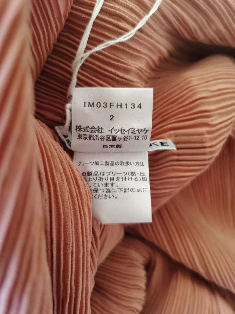 Issey Miyake Issey Miyake Pleated Wrap Dress Size 36" / US 14 / IT 50 - 6 Thumbnail