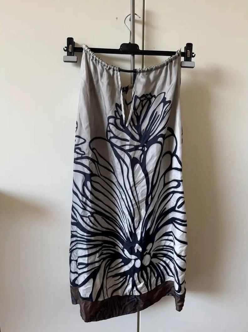 Loro Piana Loro Piana Women's Silk Floral Skirt Size 30" / US 8 / IT 44 - 8 Thumbnail