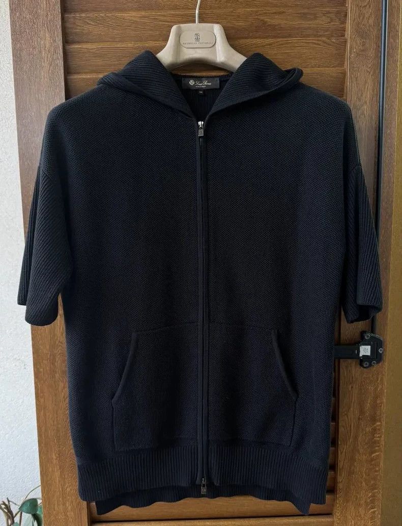 Loro Piana LoroPiana Women's Black Knit Sweater Size L / US 10 / IT 46 - 3 Thumbnail