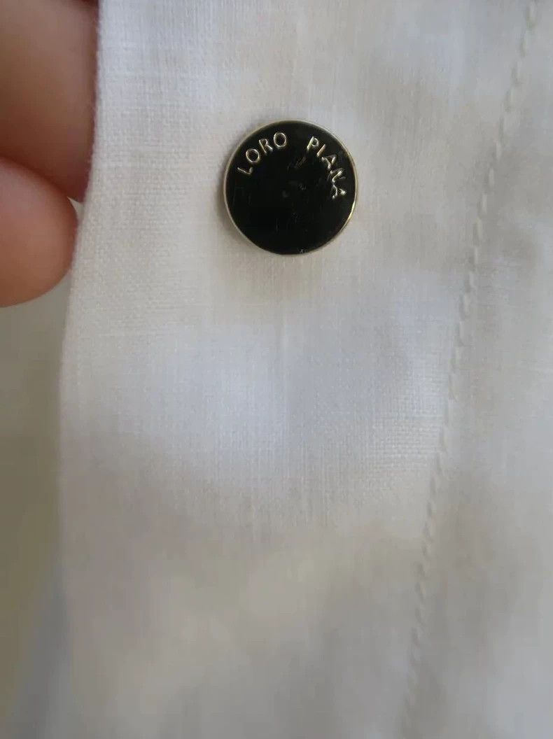 Loro Piana LoroPiana White Cotton Long Dress Size US 30 / EU 46 - 7 Thumbnail
