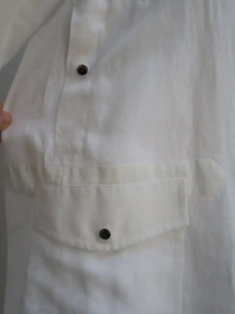 Loro Piana LoroPiana White Cotton Long Dress Size US 30 / EU 46 - 6 Thumbnail