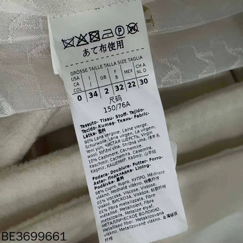 Max Mara MaxMara 101801 White Long Coat Size XS / US 0-2 / IT 36-38 - 5 Thumbnail