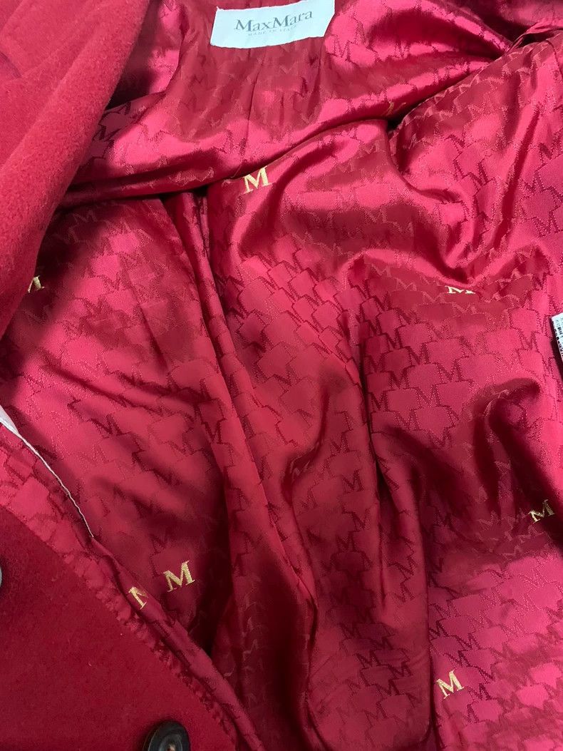 Max Mara MaxMara 101801 Madame Red Coat Size US S / EU 44-46 / 1 - 7 Thumbnail