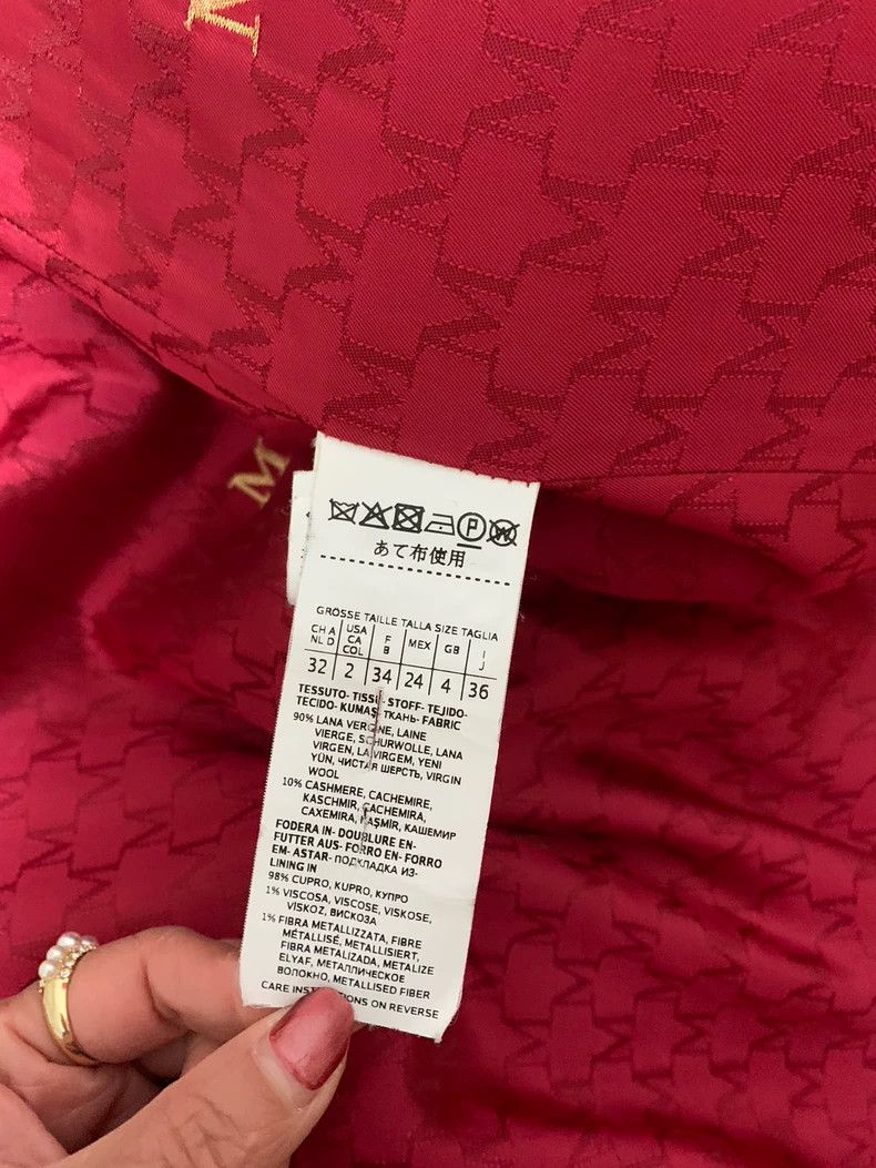 Max Mara MaxMara 101801 Madame Red Coat Size US S / EU 44-46 / 1 - 8 Thumbnail