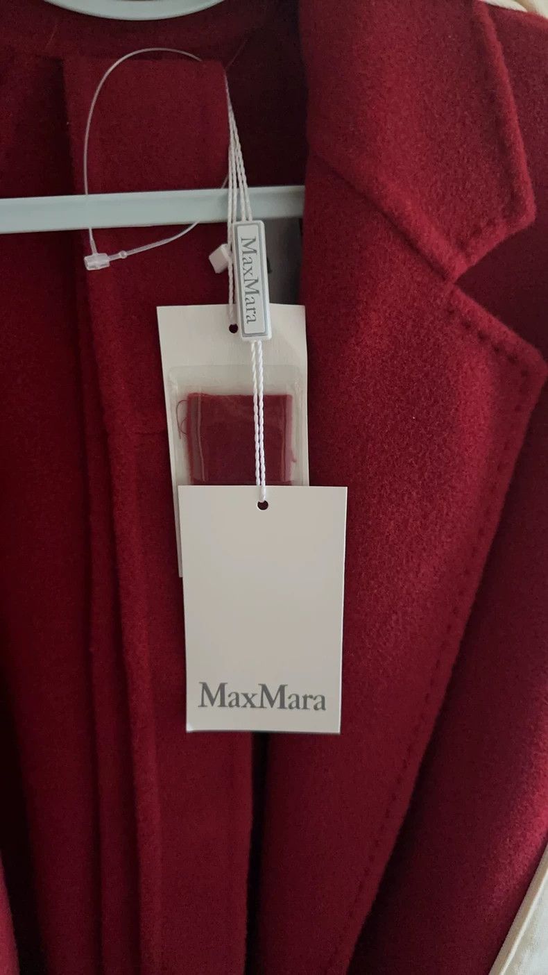 Max Mara MaxMara Labbro Red Long Coat Size L / US 10 / IT 46 - 5 Thumbnail