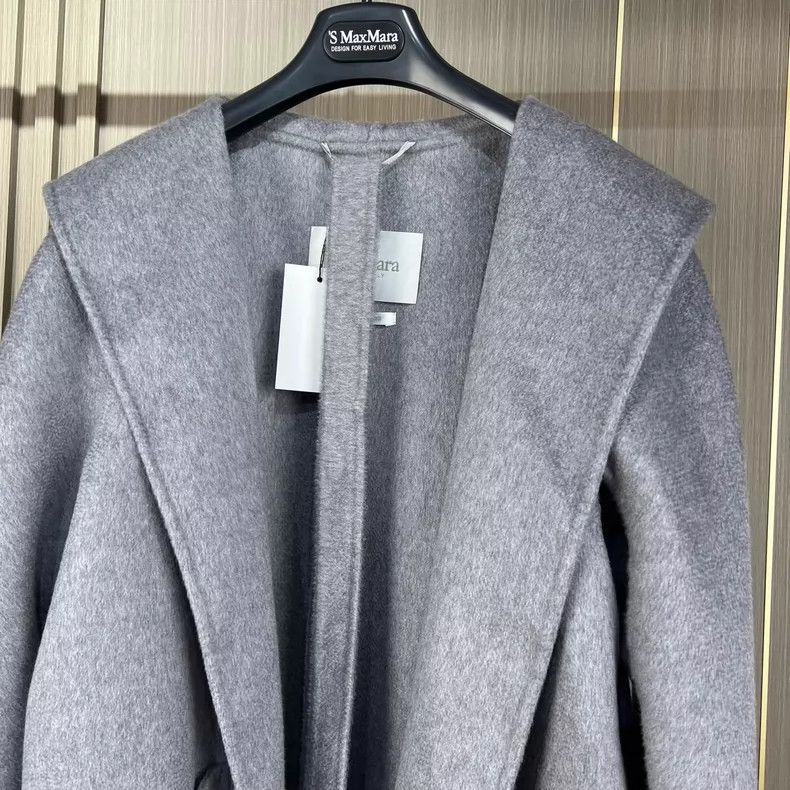 Max Mara Maxmara Ludmilla Gray Cashmere Coat -dmc Size US M / EU 48-50 / 2 - 4 Thumbnail