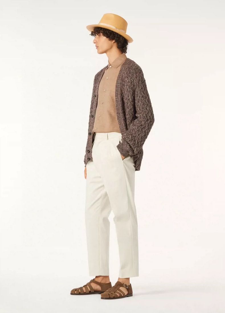 Loro Piana Loro Piana Ruben Men's White Trousers -dmc Size US 30 / EU 46 - 7 Thumbnail
