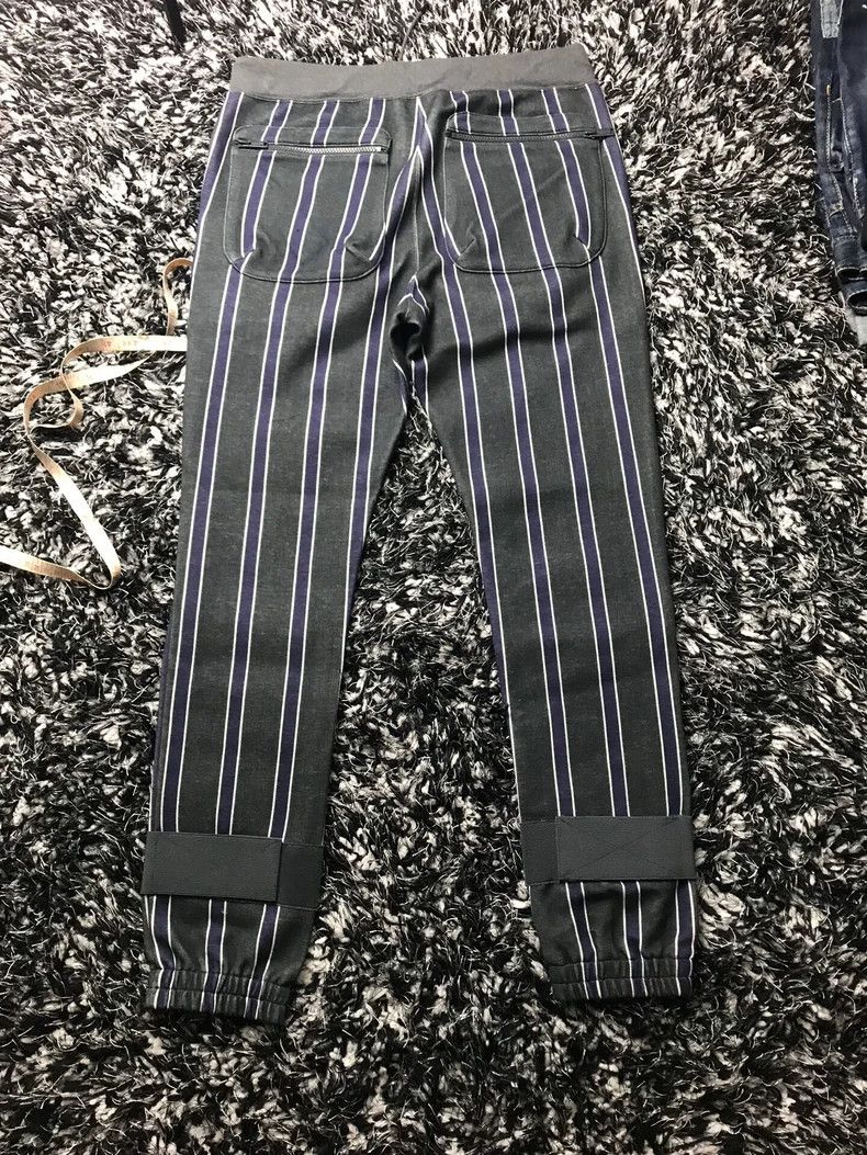 Undercover UNDERCOVER Striped Sweatpants with Velcro -dmc Size US 32 / EU 48 - 4 Thumbnail