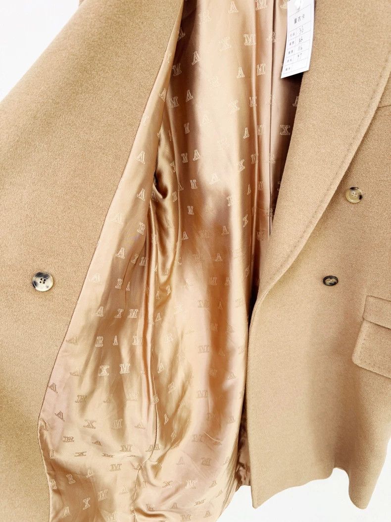 Max Mara Maxmara Camel Wool Coat Outerwear -dmc Size US L / EU 52-54 / 3 - 5 Thumbnail