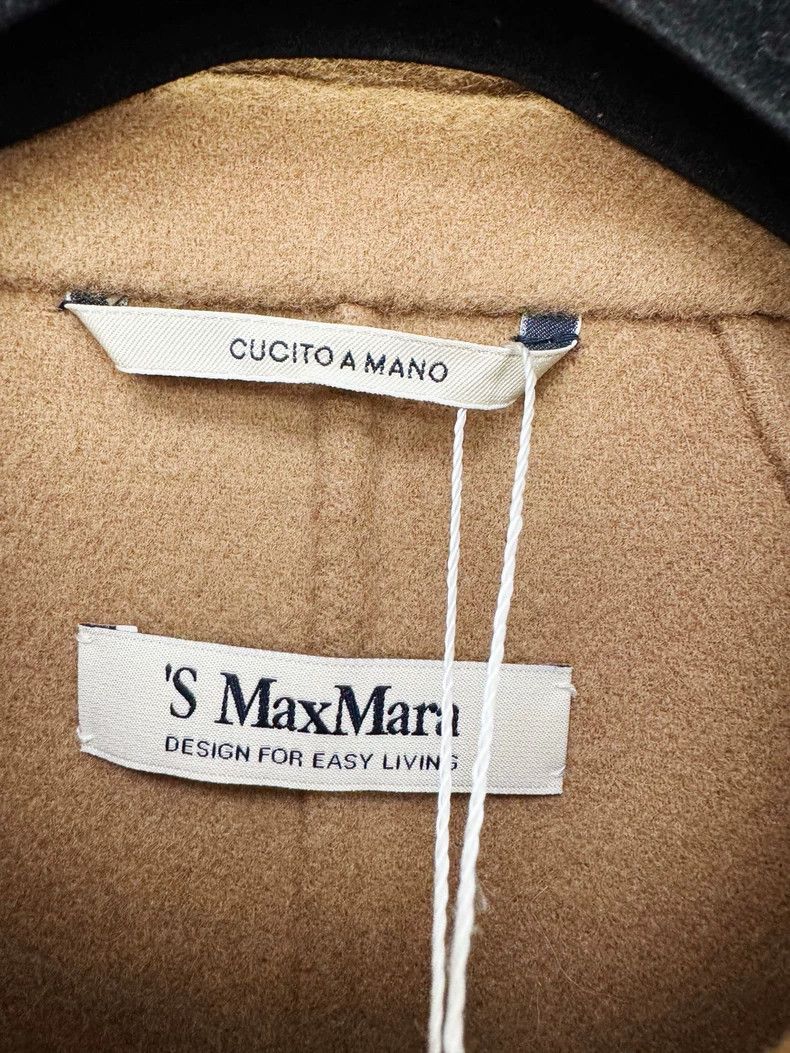 Max Mara MaxMara Brown Wool Coat Jacket -dmc Size US XL / EU 56 / 4 - 4 Thumbnail
