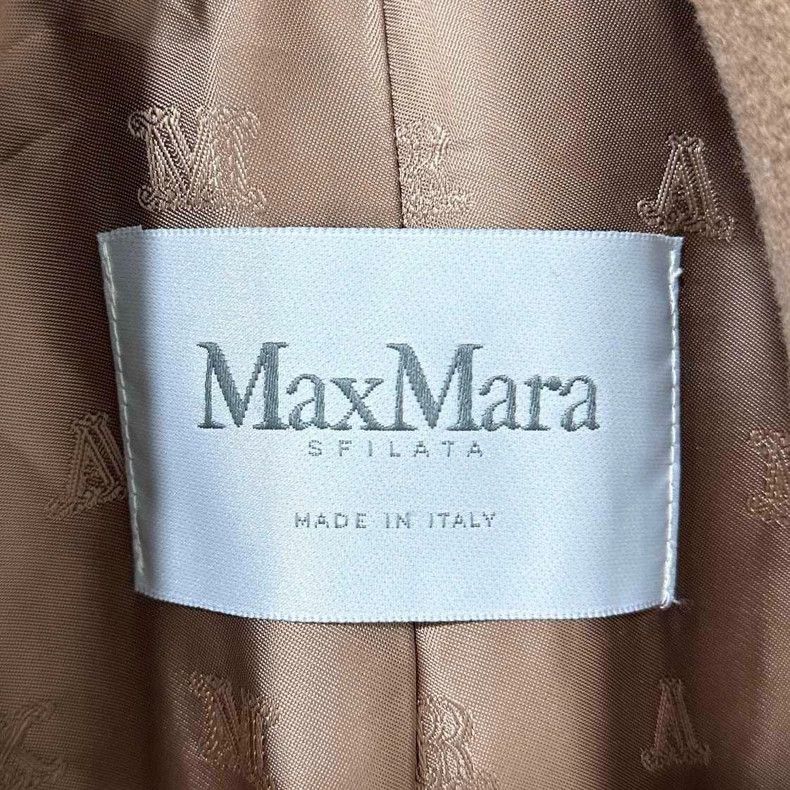 Max Mara Camel Wool Blend Double-Breasted Coat -dmc Size US M / EU 48-50 / 2 - 5 Thumbnail