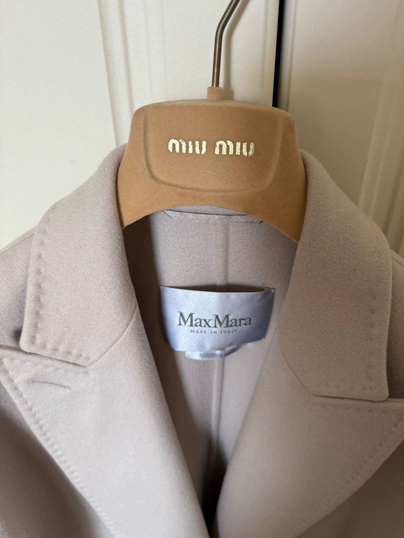 Max Mara MaxMara Beige Wool Long Coat -dmc Size US M / EU 48-50 / 2 - 6 Thumbnail