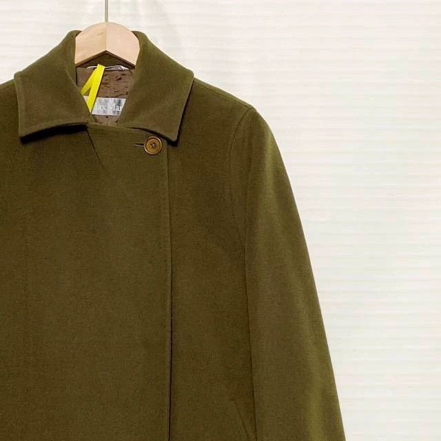 Max Mara Maxmara Wool Long Green Coat -dmc Size US L / EU 52-54 / 3 - 4 Thumbnail