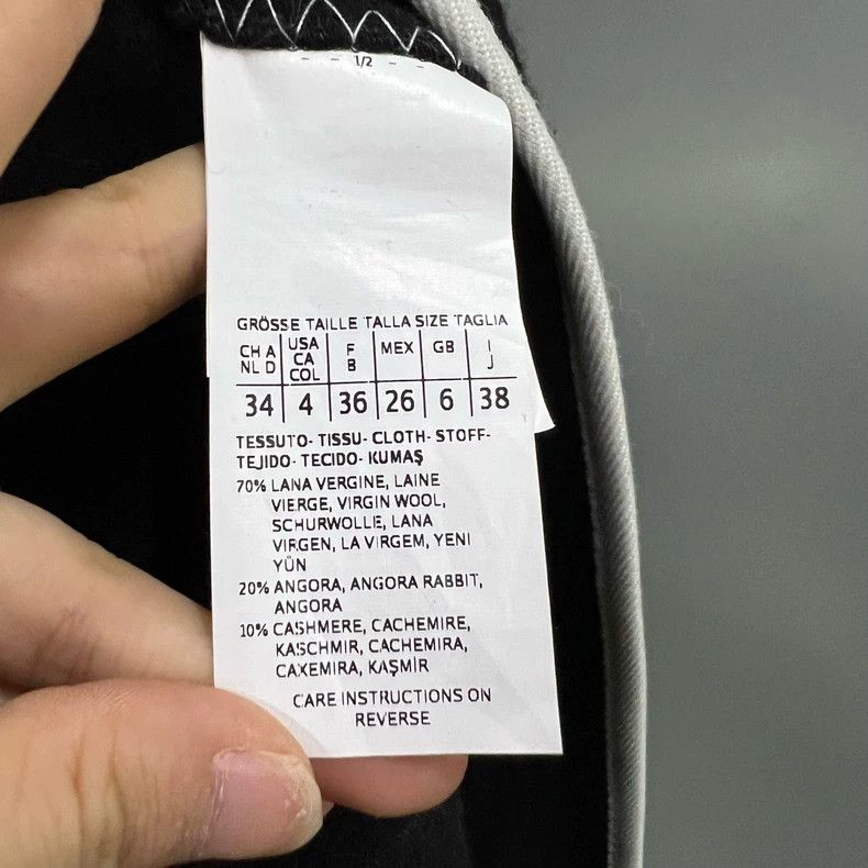 Max Mara MaxMara Black Long Coat Size 34 -dmc Size US XS / EU 42 / 0 - 5 Thumbnail
