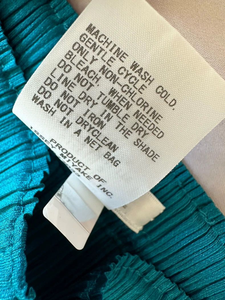 Issey Miyake Issey Miyake Teal Straight-Leg Pants JF134 -dmc Size US 32 / EU 48 - 4 Thumbnail