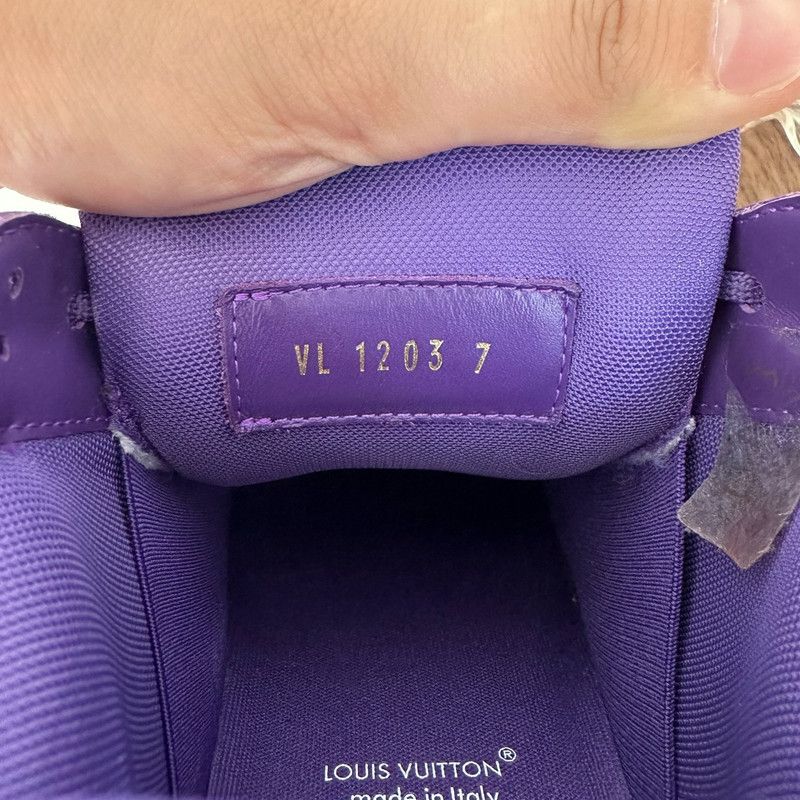 Louis Vuitton Louis Vuitton Trainer Maxi Purple Sneakers 0079 Size US 8 / EU 41 - 5 Thumbnail