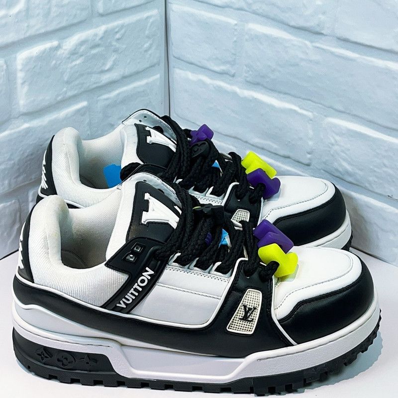 Louis Vuitton Louis Vuitton Trainer Maxi Low Top Sneakers 0079 Size US 8 / EU 41 - 3 Thumbnail