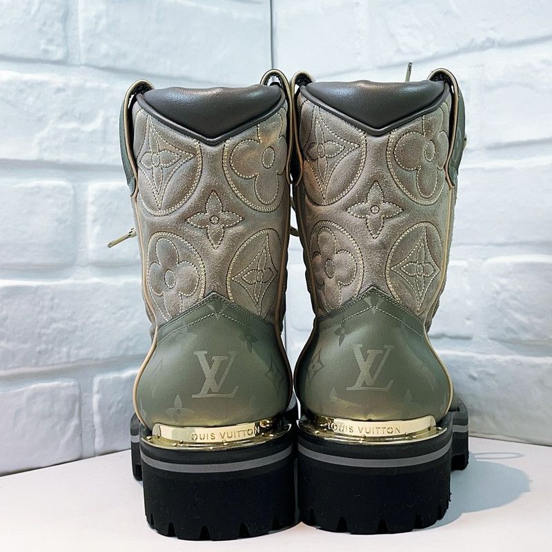 Louis Vuitton Louis Vuitton Men's Color-Blocked Martin Boots 0079 Size US 8 / EU 41 - 3 Thumbnail