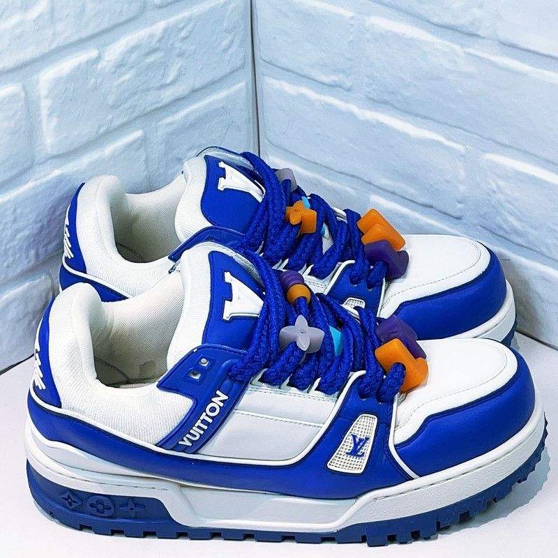 Louis Vuitton Louis Vuitton Trainer Maxi Low-Top Fashion Sneakers 0079 Size US 8.5 / EU 41-42 - 6 Thumbnail