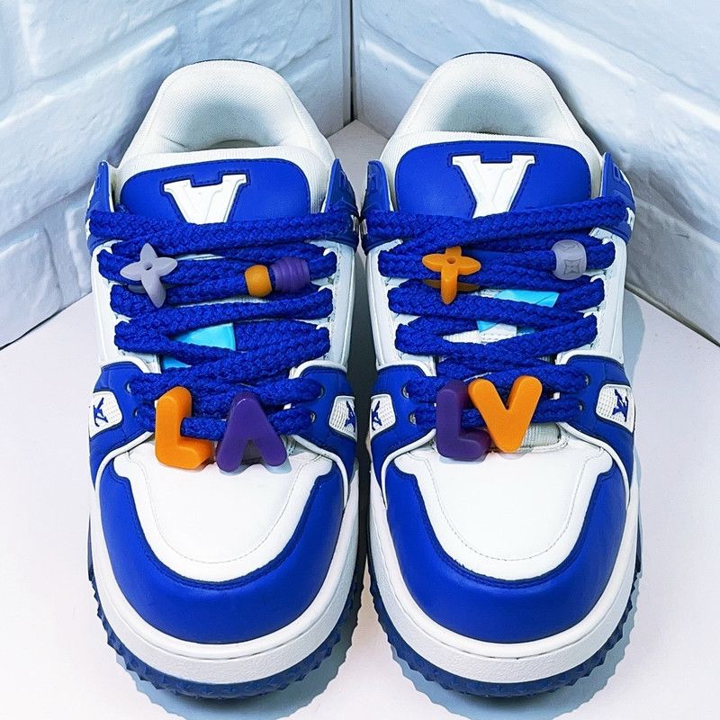Louis Vuitton Louis Vuitton Trainer Maxi Low-Top Fashion Sneakers 0079 Size US 8.5 / EU 41-42 - 2 Thumbnail