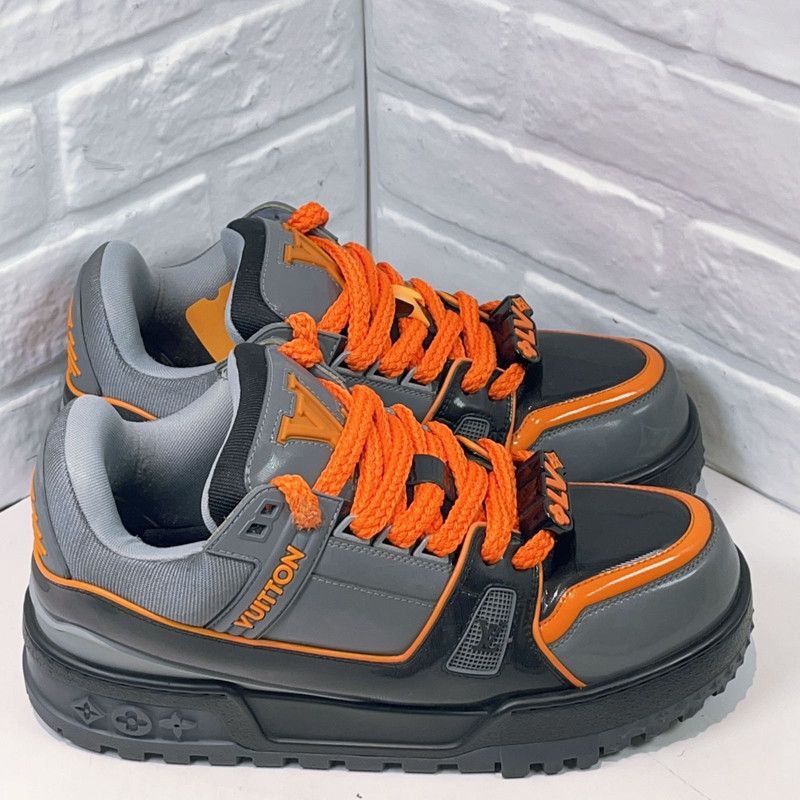 Louis Vuitton Louis Vuitton Trainer Maxi Sneakers with Beads 0079 Size US 8 / EU 41 - 6 Thumbnail