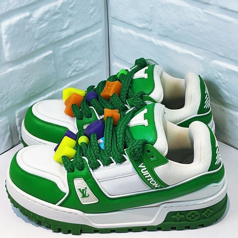 Louis Vuitton Louis Vuitton Trainer Maxi Low-Top Sneakers 0079 Size US 6.5 / EU 39-40 - 2 Thumbnail