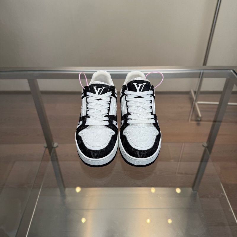 Louis Vuitton Louis Vuitton Panda Print Low-Top Fashion Sneakers 0079 Size US 6.5 / EU 39-40 - 2 Thumbnail
