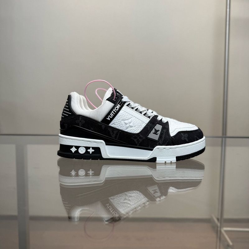 Louis Vuitton Louis Vuitton Panda Print Low-Top Fashion Sneakers 0079 Size US 6.5 / EU 39-40 - 6 Thumbnail