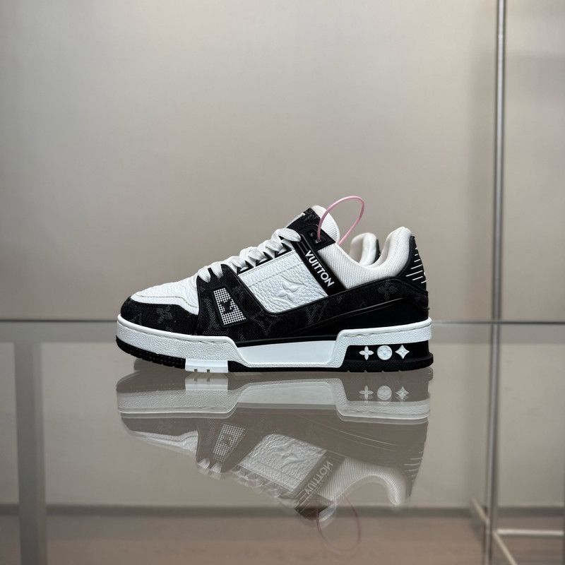 Louis Vuitton Louis Vuitton Panda Print Low-Top Fashion Sneakers 0079 Size US 6.5 / EU 39-40 - 7 Thumbnail