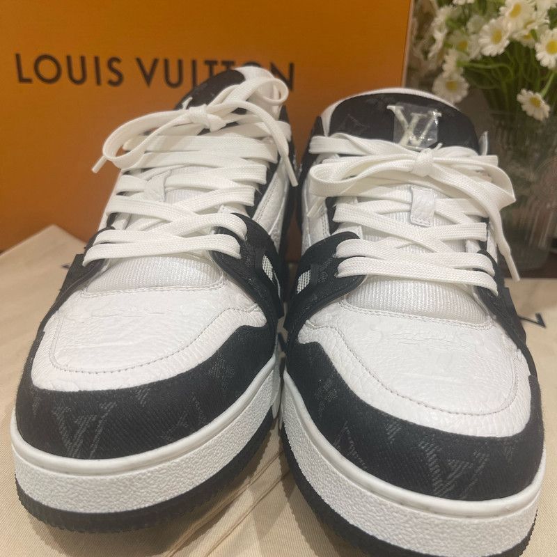 Louis Vuitton Louis Vuitton Panda Print Trainer Low-Top Sneakers 0079 Size US 9.5 / EU 42-43 - 18 Thumbnail