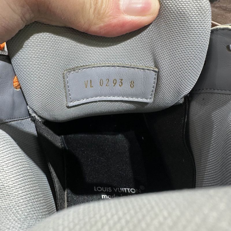 Louis Vuitton Louis Vuitton Trainer Maxi Low Sneakers in Gray Orange 0079 Size US 9.5 / EU 42-43 - 5 Thumbnail