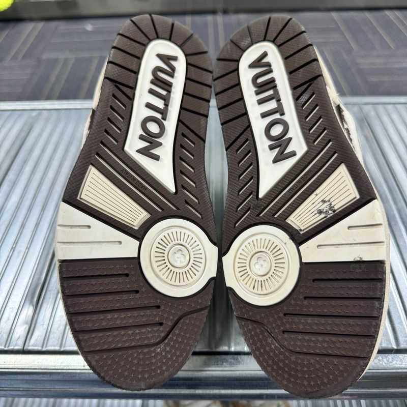 Louis Vuitton Tyler x Louis Vuitton Beige Low-Top Sneakers 0079 Size US 6.5 / EU 39-40 - 4 Thumbnail