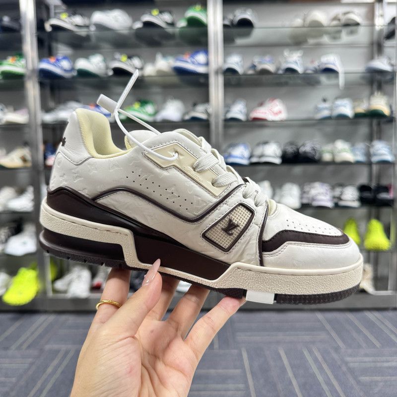 Louis Vuitton Tyler x Louis Vuitton Beige Low-Top Sneakers 0079 Size US 6.5 / EU 39-40 - 6 Thumbnail