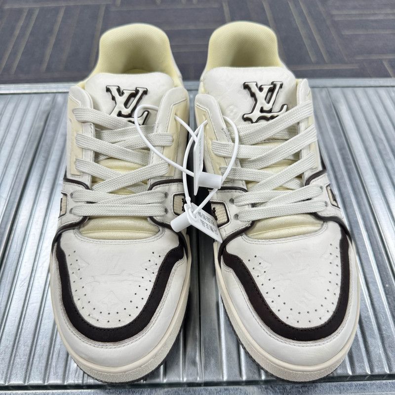 Louis Vuitton Tyler x Louis Vuitton Beige Low-Top Sneakers 0079 Size US 6.5 / EU 39-40 - 2 Thumbnail