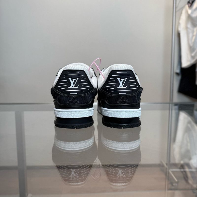 Louis Vuitton Louis Vuitton Trainer Panda Low-Top Sneakers 0079 Size US 7.5 / EU 40-41 - 3 Thumbnail