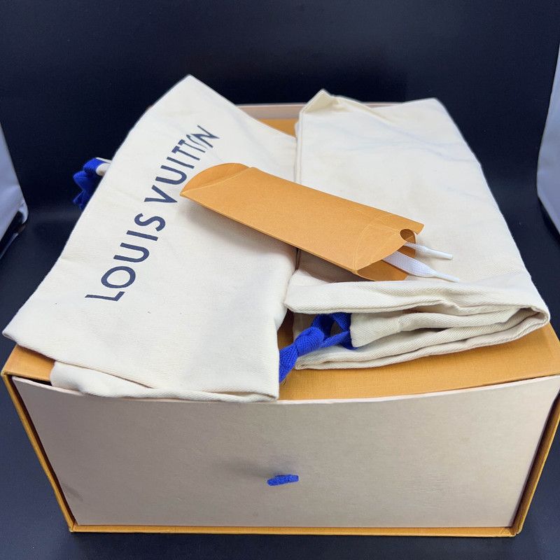 Louis Vuitton Louis Vuitton Trainer Low Top Denim Sneakers 0079 Size US 10.5 / EU 43-44 - 6 Thumbnail