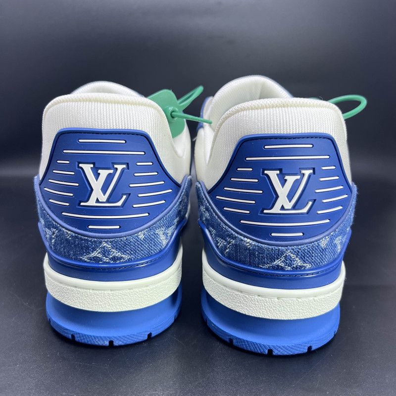 Louis Vuitton Louis Vuitton Trainer Low Top Denim Sneakers 0079 Size US 10.5 / EU 43-44 - 3 Thumbnail