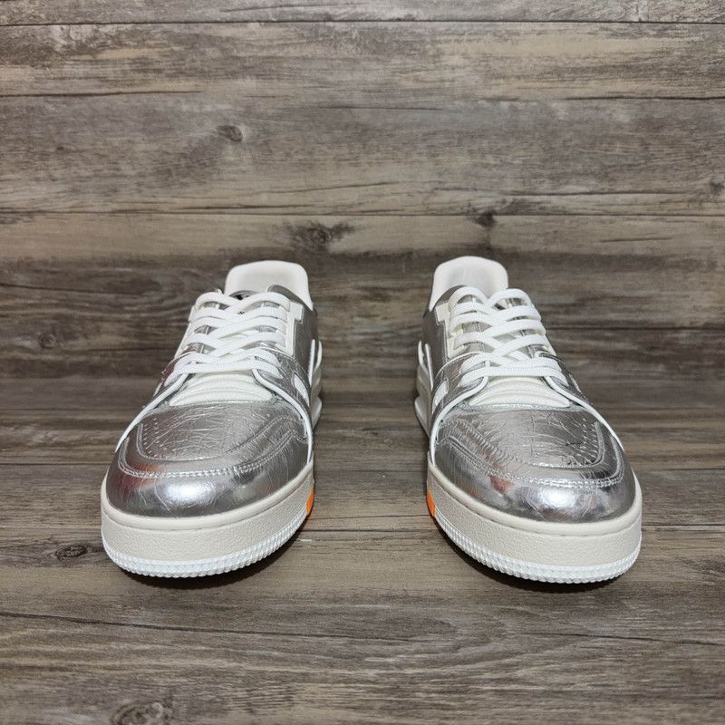 Louis Vuitton Louis Vuitton Metallic Low Top Sneakers for Men 0079 Size US 10.5 / EU 43-44 - 2 Thumbnail