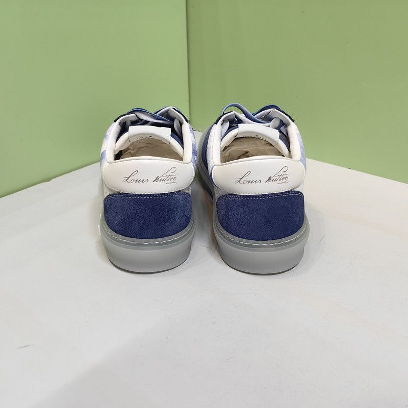Louis Vuitton Louis Vuitton Ollie Sports Sneakers in Blue 0079 Size US 9 / EU 42 - 3 Thumbnail