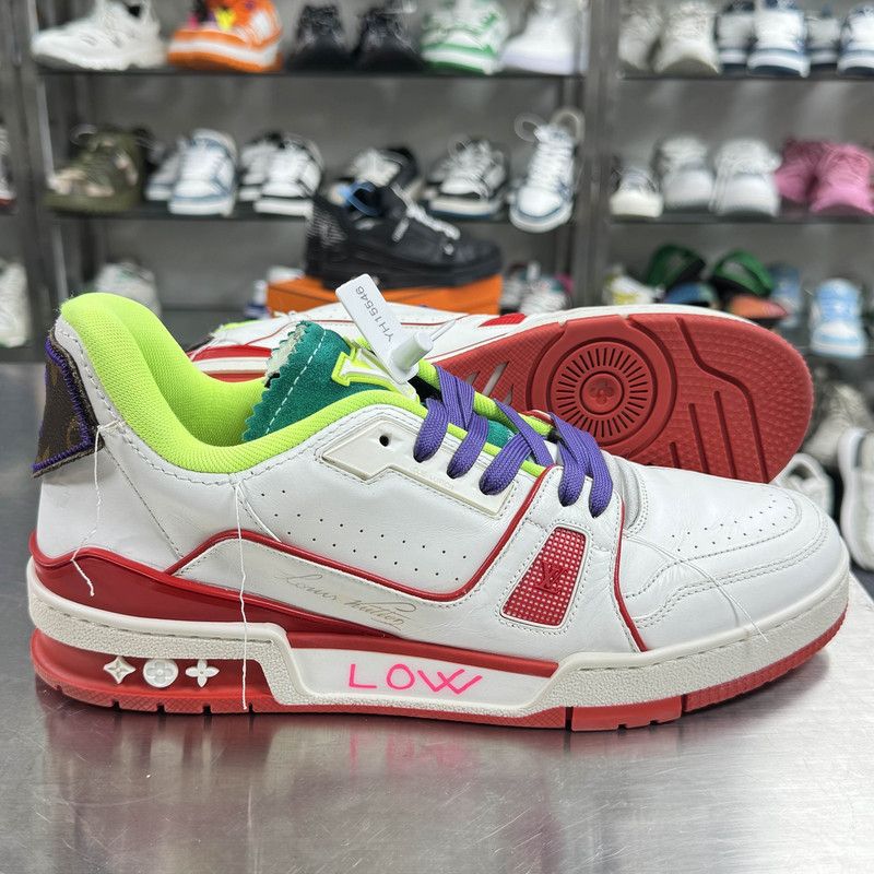 Louis Vuitton Louis Vuitton Trainer Upcycling Low Casual Sneakers 0079 Size US 8 / EU 41 - 8 Thumbnail