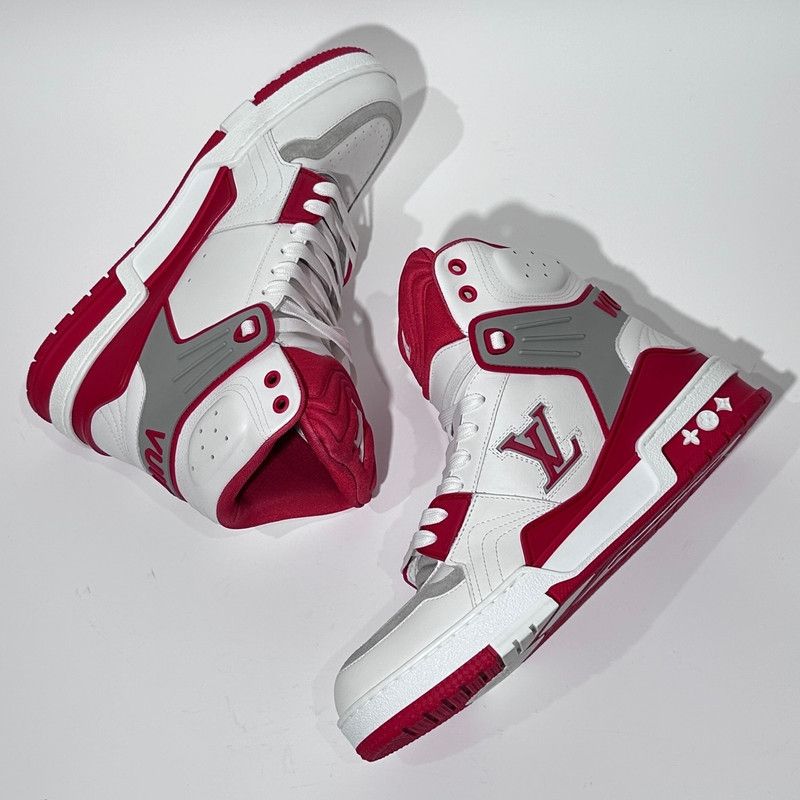 Louis Vuitton Louis Vuitton Color-Blocked High-Top Sneakers 0079 Size US 7.5 / EU 40-41 - 3 Thumbnail